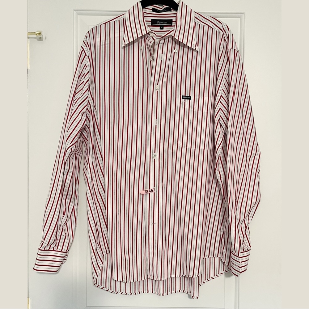 Like New Faconnable 100% Cotton Button Down Shirt - Medium - Picture 1 of 6